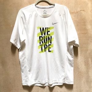 Nike Dri-Fit Running Shirt XXL “We Run TPE” Performance Tee